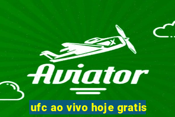 ufc ao vivo hoje gratis